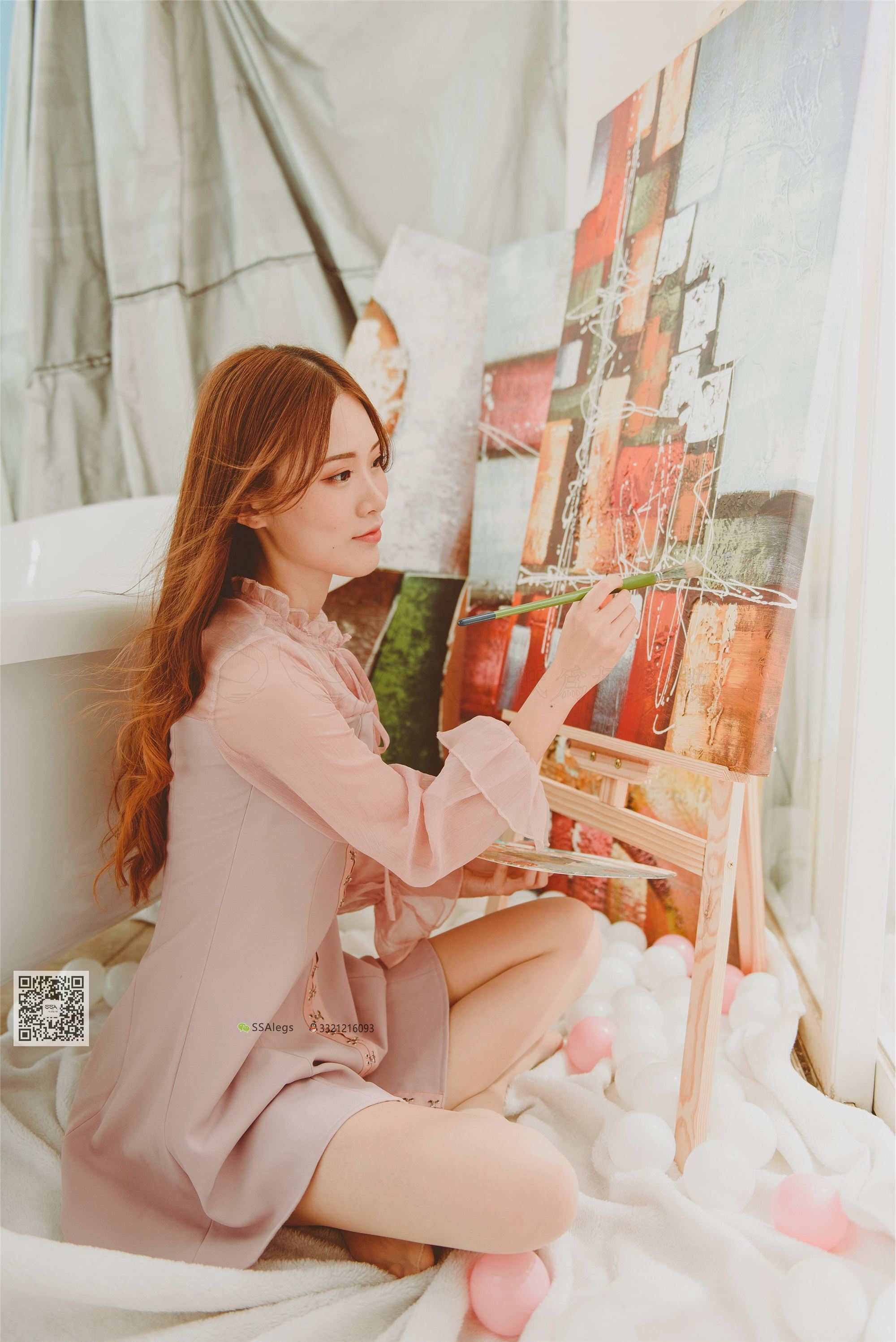 SSA丝社 NO.002 纯-琪琪丝足浴缸小清新